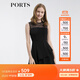 PORTS寶姿春夏新品女裝無(wú)袖中長(cháng)連衣裙SM8D050MFV002 黑色 S (4)