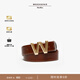 Weekend Max Mara【禮物】 春夏牛皮革徽標腰帶5501034406 褐色 107cm