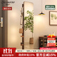 Mamorino德國(guó)品牌實(shí)木衣帽架全身鏡穿衣鏡掛衣架落地家用臥室可旋轉(zhuǎn)移動(dòng) 實(shí)木雙層【可旋轉(zhuǎn)】胡桃色 【免費(fèi)上門安裝】