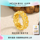曼卡龍黃金戒指女合歡締約-戒指女金首飾珠寶金戒指精品禮物送女友 15# 3.26g