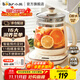 小熊（Bear）養生壺 煮茶器 燒水壺 煮茶壺 316不銹鋼保溫一體全自動(dòng)恒溫花茶壺燒水壺煮茶器 官方直營(yíng) 【帶濾網(wǎng)+蛋架】 YSH-F15H7 1.5L