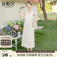 絲柏舍簡(jiǎn)約背心裙2025夏裝新時(shí)尚通勤V領(lǐng)中長(cháng)款大碼女裝連衣裙