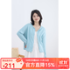 無(wú)色無(wú)味經(jīng)典休閑簡(jiǎn)約 熱賣(mài)款 全棉針織衫 毛衣 開(kāi)衫 外套 女裝 淡藍 M (36)