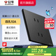 公牛（BULL）超薄開(kāi)關(guān)插座面板86型USB五孔帶開(kāi)關(guān)網(wǎng)絡(luò )空調插座蝶翼 G57墨云灰 【四孔10A】