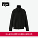 Onitsuka Tiger鬼塚虎秋冬男女款時(shí)尚簡(jiǎn)約休閑運動(dòng)立領(lǐng)長(cháng)袖夾克外套 黑色 L
