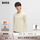 BOSS博斯【禮物】【打底三件套 100%棉】男士棉質(zhì)打底長(cháng)袖T恤 991-多色 L