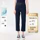 哈吉斯（HAZZYS）女裝直筒褲PHIZ仔褲ATDSP0CAX01 深藏青色DN 40(160/72A40)