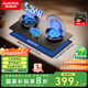 澳柯瑪（AUCMA）天然氣燃氣灶雙灶煤氣灶家用嵌入式鴛鴦定時(shí)灶 5.2kW大火力臺嵌兩用一級能效國家補貼JZT-3FF27BD