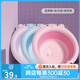 十月結(jié)晶嬰兒洗臉盆 新生兒寶寶洗pp用品兒童家用卡通可折疊小臉盆 熱賣經(jīng)典款【洗臉臉+屁屁+腳腳】