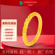 CHARMING SNOW999足金紫荊花黃金戒指古法櫻花浮雕素圈花紋指環(huán)七夕情人節(jié)禮物 紫荊花戒指 證書(shū)+高檔包裝12號(hào)