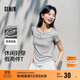 森馬（Semir）短袖T恤女短款套頭衫氣質(zhì)休閑2025夏假兩件緊身衣服109325100013