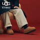 UGG春季男士簡(jiǎn)約純色平底塔斯曼一腳蹬懶人毛毛鞋5950CHE|栗色41