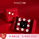 Fanci范琦幸運星項鏈女鎖骨鏈女友輕奢高級感生日禮物2025新款 【真愛(ài)玫瑰禮盒】銀鏈款