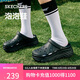 斯凱奇（Skechers）七夕禮物洞洞鞋女士夏季涼拖鞋泡泡鞋透氣增高外穿沙灘鞋踩屎感