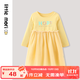 little mori小森林女童連衣裙夏兒童繡花公主裙兒童連身裙