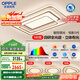 歐普（OPPLE）護(hù)眼全光譜吸頂燈客廳燈LED智能高亮簡約輕奢風(fēng)現(xiàn)代套餐6 包安裝