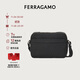 菲拉格慕（Ferragamo）男士黑色斜挎包 0763359 禮物送男友