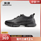 奧康（Aokang）官方男鞋 春季新款時(shí)尚便捷運動(dòng)鞋真皮舒適戶(hù)外運動(dòng)休閑皮鞋 黑色 42 260mm