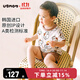 UBMOM韓國進(jìn)口兒童春秋衣服寶寶外出連體衣爬服純棉嬰兒吊帶全棉連體衫 Mongblanc短袖套裝 100cm
