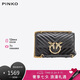 PINKO【品高】女包小號(hào)羊皮絎縫鏈條斜挎單肩飛鳥(niǎo)包100074A0GK七夕禮物