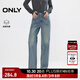 ONLY2025秋季新款松弛慵懶高腰九分褲男友褲牛仔褲女|125349022 J34390洗水牛仔藍 L L標準褲長(cháng)