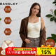 班仕利（Bansley）德絨發(fā)熱保暖背心女士吊帶帶胸墊無(wú)痕秋衣打底內搭秋冬加厚內衣 雪白色 M 【建議80-100斤】