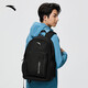 安踏行者雙肩包男女黑色雙肩背包學(xué)生書(shū)包電腦包運動(dòng)旅行包