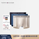 TOMMY HILFIGER【三條裝】25秋冬男裝提花舒適棉質(zhì)微彈四角褲平角內(nèi)褲03520 藍(lán)色/黑色/米色0WL XL