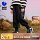 迷你巴拉【泡泡褲】男女童秋冬遠(yuǎn)紅外發(fā)熱加絨抑菌長褲