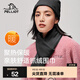 伯希和戶外抓絨圍巾秋冬搖粒絨男女加厚保暖防寒滑雪騎行百搭 深灰色 均碼