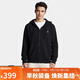 Jordan男連帽夾克喬丹 刺繡Logo加絨 ESS 保暖運動(dòng)服FJ7772-010黑2XL
