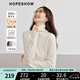 紅袖100%綿羊毛衣冬季2024新款女裝高領(lǐng)溫柔風(fēng)顯瘦氣質(zhì)百搭針織衫上衣 本白001 M