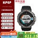 KPEP【一鍵返航】六星雙頻定位登山跑步越野跑步游泳配速運動(dòng)軌跡鐵人三項血氧心率戶(hù)外運動(dòng)智能手表 競技黑【一鍵返航+運動(dòng)軌跡+六星雙頻】