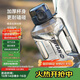 樂(lè )扣樂(lè )扣（LOCK&LOCK）小水庫大容量塑料運動(dòng)水杯戶(hù)外冷水壺刻度把手男女杯子2.2L灰色