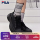 FILA 斐樂官方帆布鞋女鞋LAVA胖胖底厚增高鞋2025年板鞋休閑小白鞋