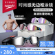 速比濤（Speedo）專業(yè)訓練大框鍍膜泳鏡大視野柔軟貼合游泳裝備 灰色/銀色