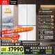 松下（Panasonic）【國家補貼20%】挪威海雙開(kāi)門(mén)冰箱十字門(mén)700升家用全嵌入式雙系統風(fēng)冷無(wú)霜一級能效NR-EW70CGA-W