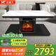 焱魔方3D仿真火焰語音升降電暖桌長方形烤火桌電烤桌電暖爐電爐取暖桌電熱茶幾家用一級能效25年新款U11 白1.4米電磁爐 5D動(dòng)態(tài)火焰+語音升降+上下發(fā)熱 送禮包+送貨上樓+全國聯(lián)保