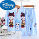 迪士尼（Disney）25新款春夏秋季棉綢睡衣男孩小孩寶寶薄款哪吒衣服兒童空調(diào)家居服 三哪吒 170 【75碼】身高105-110cm