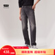 Levi's李維斯冬暖系列男士551Z直筒寬松休閑懷舊復(fù)古保暖牛仔褲 黑色 36 (32)
