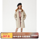 ELLE KIDS法式時(shí)尚風(fēng)衣】春秋款女童女式夾克大童中長(cháng)款百搭時(shí)尚風(fēng)衣外套