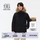 KOLON SPORT/可隆防水羽絨服 男子戶外保暖防風透濕中量鵝絨夾克 LHDJ4WTT97-BK 黑色 XL