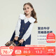 左西女童連衣裙秋裝春秋2025新款兒童牛仔裙女孩背帶裙子 牛仔色 130