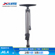 喜德盛立式打氣筒帶氣壓表美嘴法嘴通用高強度氣密性160PSI 噴塑鈦色