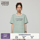 Teenie Weenie小熊女裝條紋字母T恤2025夏季新款時(shí)尚清新簡(jiǎn)約短袖 薄荷色 M