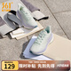 361度女鞋運動(dòng)鞋魔毯秋季新品網(wǎng)面透氣耐磨緩震回彈女跑步鞋 泡沫青藍/粉筆紫 38