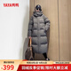 鴨鴨（YAYA）佟麗婭同款羽絨服女長(cháng)款過(guò)膝2025冬季新款加厚極寒時(shí)尚韓版外套 咖色 S 【建議體重90-126斤】