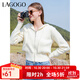 LAGOGO溫柔連帽抽繩軟糯針織衫女拉谷谷小個(gè)子細膩質(zhì)感百搭上衣 米色(T2) M 160/38