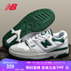 NEW BALANCE  NB550 官方板鞋男鞋女鞋情侶復古低幫百搭潮鞋休閑運動(dòng)鞋 白色/淺灰/墨綠 BB550WT1 40.5 (腳長(cháng)25.5cm)