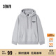 森馬（Semir）梅花系列衛衣男運動(dòng)風(fēng)情侶裝冬季印花連帽上衣寬松潮101724116220